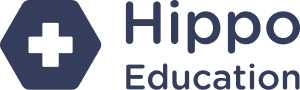 Hippo blue black logo